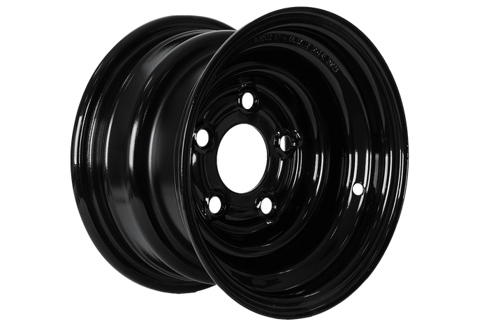 Jante en acier pour remorque UNITRAILER noire 6Jx10"H2 5x112 ET:-4