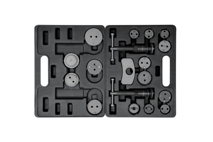 Jeu de séparateurs d'étriers de frein manuels YATO YT-0682 18 pièces.