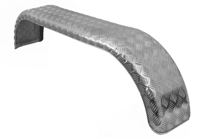 Garde-boue tandem pour remorque 13-14" DOMAR D29300, passage de roue plat 1500/240mm