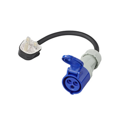 Adaptateur avec prise CEE et prise britannique UK ProPlus 373522DE, câble de 40 cm, 16 A, 230 V 
