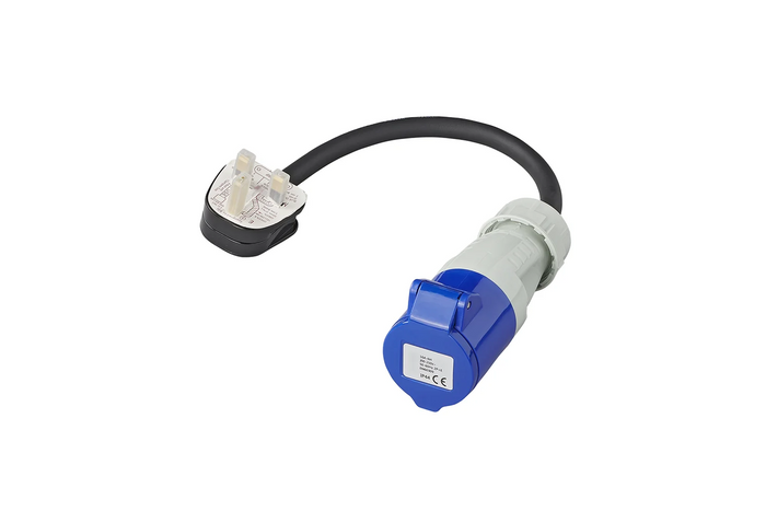 Adaptateur avec prise CEE et prise britannique UK ProPlus 373522DE, câble de 40 cm, 16 A, 230 V 