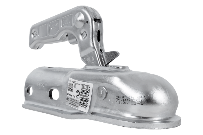 Attelage à boule STEELPRESS ZSK-1700D+Z2 pour remorque de 1700 kg avec timon tubulaire de 35 à 50 mm