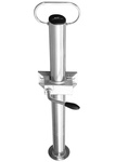 Béquille, support fixe avec collier UNITRAILER 150 kg, 48 mm, 600 mm