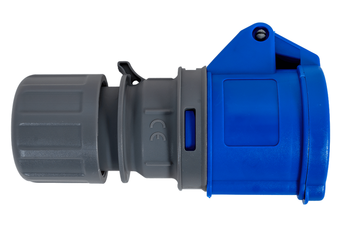 Prise électrique portable MANTES 2P+Z 16A 230V avec clapet