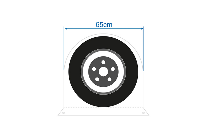 Housse roue ProPlus 610312 pour roue d'un diamètre maximal de 65 cm
