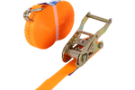 Sangle d'arrimage orange UNITRAILER 12 m/25 mm/1 t avec tendeur