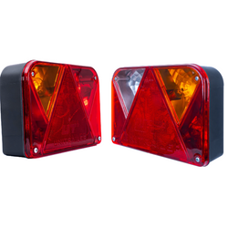 Feux arrière DOBPLAST DPT35, 6 fonctions, gauche + droite