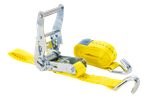 Courroie de transport jaune UNITRAIER 3 m/25 mm/1 t avec tendeur