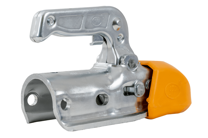 Attelage à boule STEELPRESS BC-3000.1D-00-00+Z3 pour remorque de 3 000 kg avec timon tubulaire de 35 à 50 mm