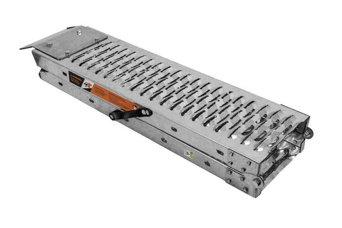 Rampe pliable UNITRAILER ALR004 en acier pour remorque, 170 cm, 227 kg