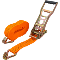 Courroie de transport orange UNITRAILER ERGO 8 m/50 mm/5 t avec tendeur