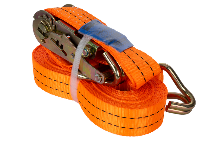Courroie de transport orange UNITRAIER 8 m/35 mm/2 t avec tendeur