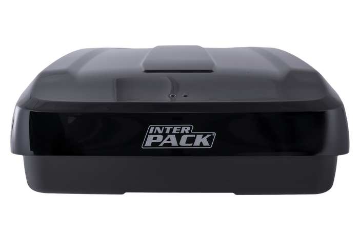 Coffre de toit, box Inter Pack Monsun L, noir métallisé