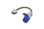 Adaptateur avec prise CEE et prise britannique UK ProPlus 373522DE, câble de 40 cm, 16 A, 230 V 