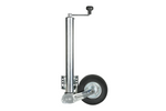 Roue de support, jockey automatique WINTERHOFF VK 60-BLH-255 SB avec poignée, 500 kg, 60 mm, 670-905 mm
