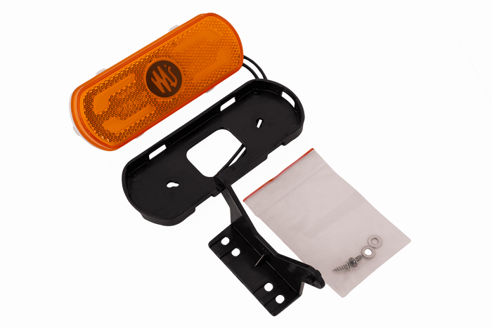 Feu de gabarit, position LED WAŚ W240 1598, orange, universel, avec support