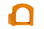 Cache de sécurité pour attelage à boule STEELPRESS 4 mm, avec emplacement pour prise.