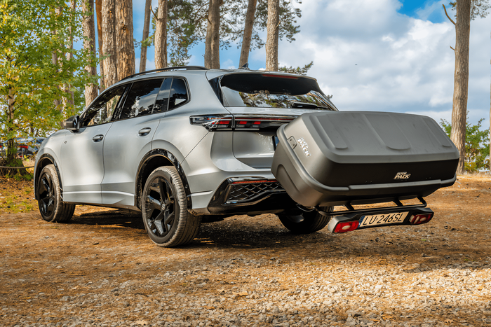 Box, coffre sur boule d'attelage Inter Pack Re-cargo (plateforme + coffre)