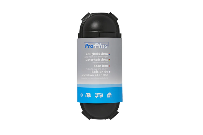 Boîtier étanche pour rallonge ProPlus SAFE BOX, boîte de protection pour prise Schuko