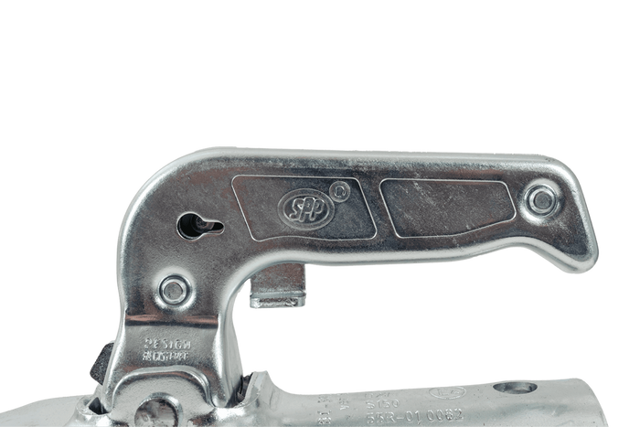 Attelage à boule STEELPRESS BC-3000.1D-00-00+Z2 pour remorque de 3 000 kg avec timon tubulaire de 35 à 50 mm