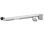 Système de levage à manivelle UNITRAILER avec poignées pour le basculement et le déchargement de remorque, plateau de 1000 kg (500-865 mm).