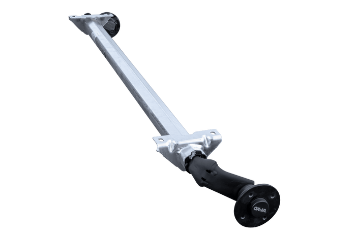 Essieu AL-KO OPTIMA non freiné pour remorque 750 kg, 1260 mm 1720 mm 4x100