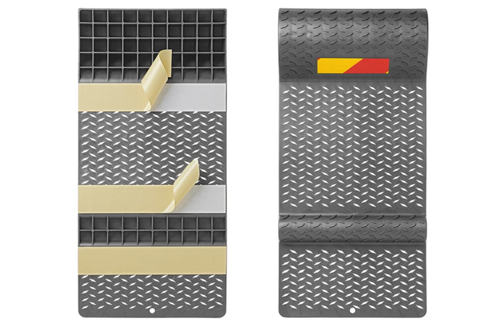Tapis de stationnement ProPlus 520196 avec butée de roue