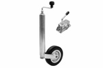 Roue jockey avec bride WINTERHOFF ST48-200VB+KLE48 150 kg 48 mm 505-725 mm