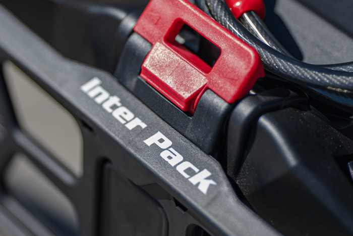 Porte-vélos Inter Pack Spider 2E PRO pour 2 vélos électriques, monté sur attelage
