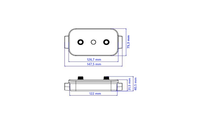 Boîtier électrique KAMAR E4030 à 12 pôles