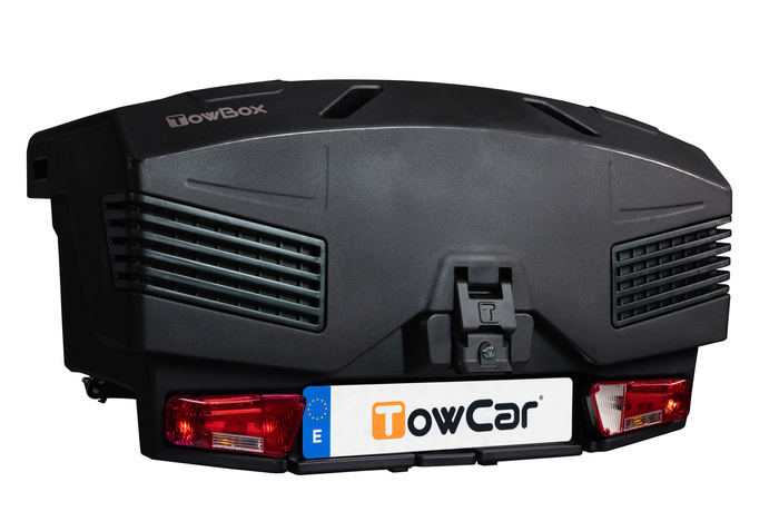 Towbox EVO urban black - Coffre à bagages monté sur attelage