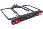 Plateforme avec coffre de remorquage + adaptateur pour le transport de 3 vélos Inter Pack Re-Cargo