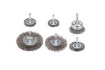 Ensemble de six brosses en acier inoxydable YATO YT-47593 avec tige pour perceuse