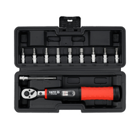 Jeu de clés dynamométriques YATO 1/4" 5–25 Nm, 11 pièces