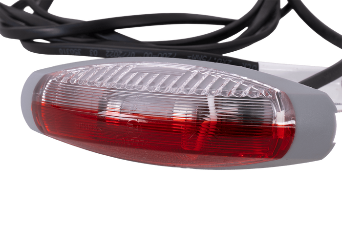 Feu de gabarit universel ASPÖCK FLEXIPOINT II dans un support gris