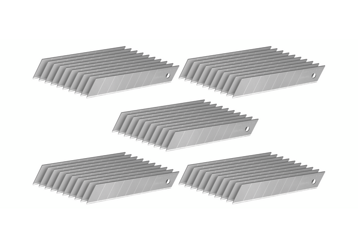 Lames de rechange pour cutter STANLEY 18 mm, 50 pièces