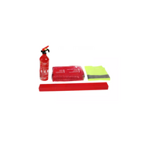 Kit voiture HERMON : trousse de premiers secours, extincteur, triangle, gilet