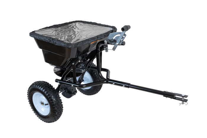 Semoir pour tracteur UNITRAILER épandeur d'engrais, semences 29 l 45 kg