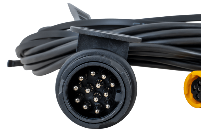 Kit d'éclairage : feux arrière DOBPLAST DPT35 + feux de position latéraux ASPÖCK FLEXIPOINT I + faisceau MANTES 5,2 m 13 broches