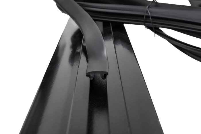 Barres, galerie de toit Inter Pack Virgo IR 135 (G2) avec rails intégrés (noir)