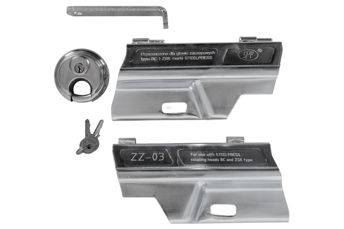 Protection antivol de boule d'attelage de remorque STEELPRESS ZZ-03
