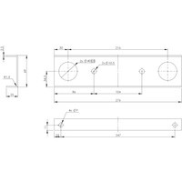 Poutre de support de timon  pour remorque GARDEN TRAILER 150/200/201/230 