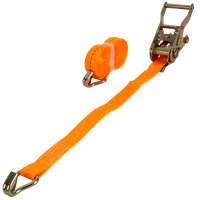 Courroie de transport orange UNITRAIER 5 m/25 mm/1 t avec tendeur