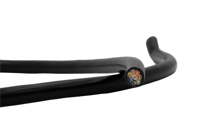 Câble électrique 8 conducteurs HYBSZ YLY-S 8x1,5 - 1 m