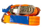 Courroie de transport orange UNITRAIER 5 m/35 mm/2 t avec tendeur