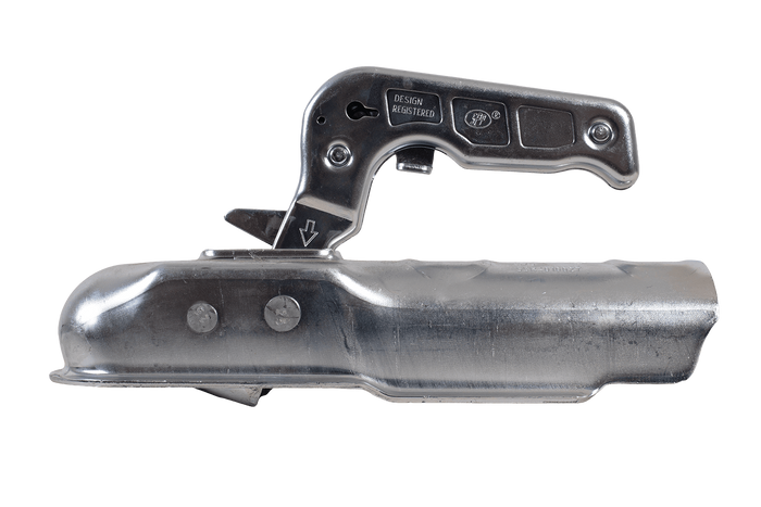 Attelage à boule STEELPRESS ZSK-0750C pour remorque de 750 kg avec timon tubulaire de 50 mm