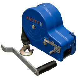 Treuil manuel OUTLET pour remorque KNOTT 1150 kg avec courroie