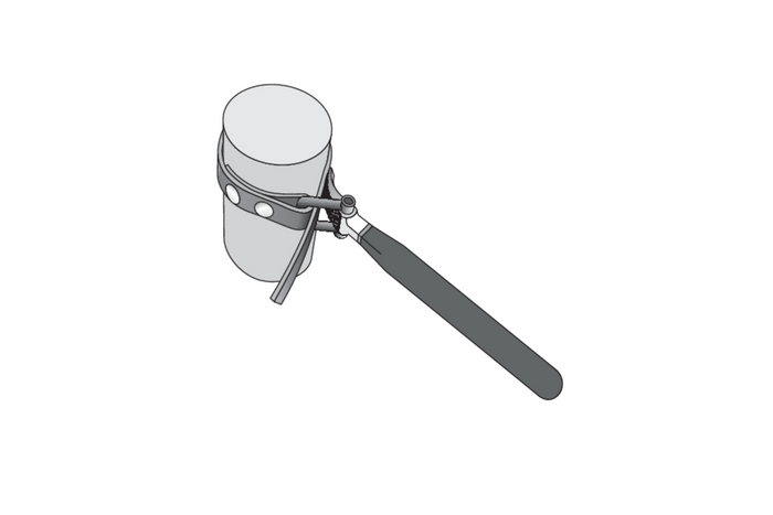Clé à sangle pour filtre à huile YATO YT-0824, 80-160 mm