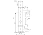 Béquille extensible WINTERHOFF SF60-19-280 pour remorque plateau 1300 kg 415-655 mm