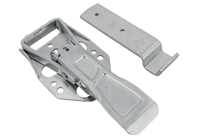 Attelage latéral avec fixation STEELPRESS ZB-04C+Z-01A pour fermeture latérale complète remorque